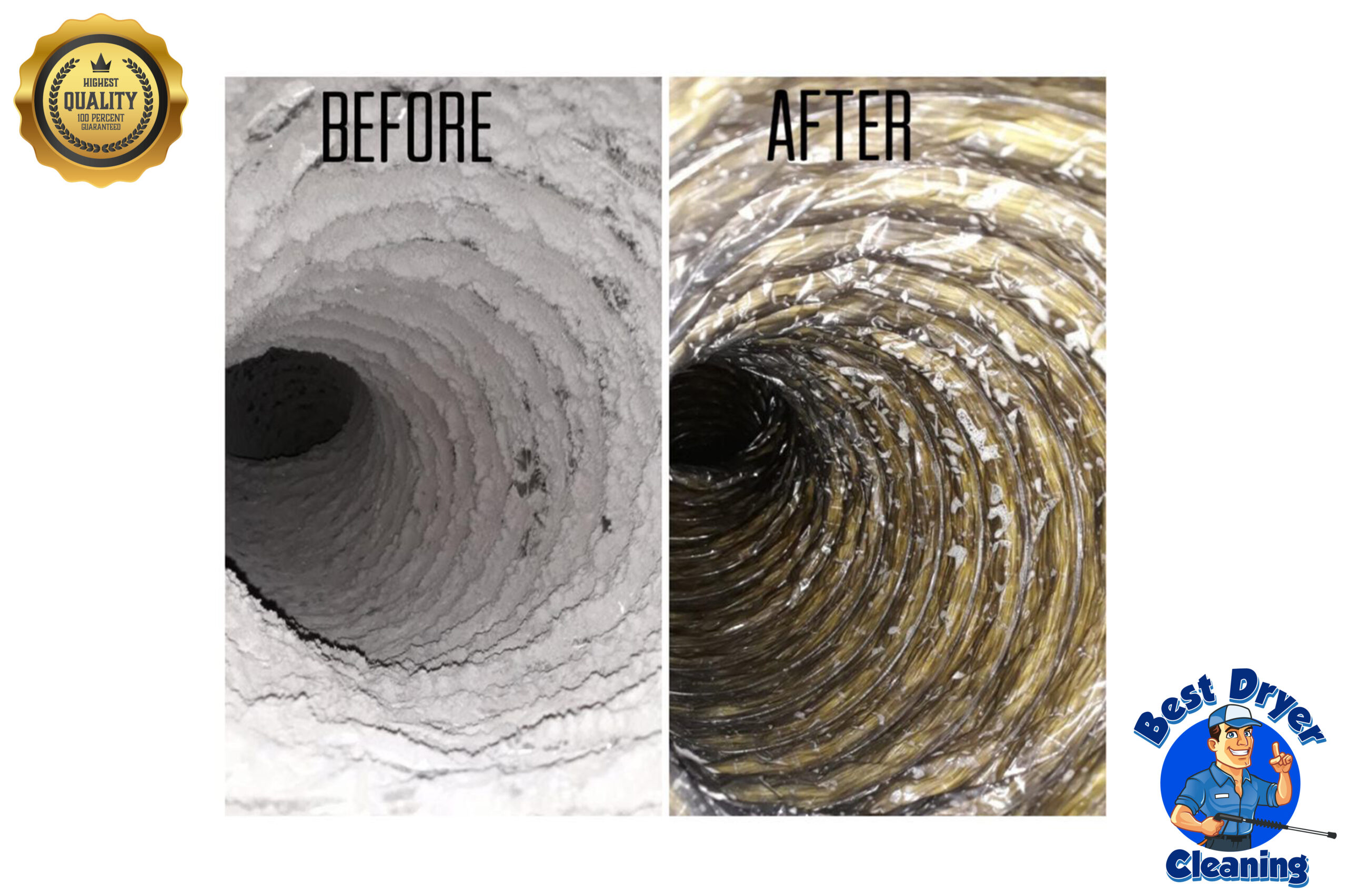 Dryer,Vent,Being,Cleaned,With,Spinning,Brush