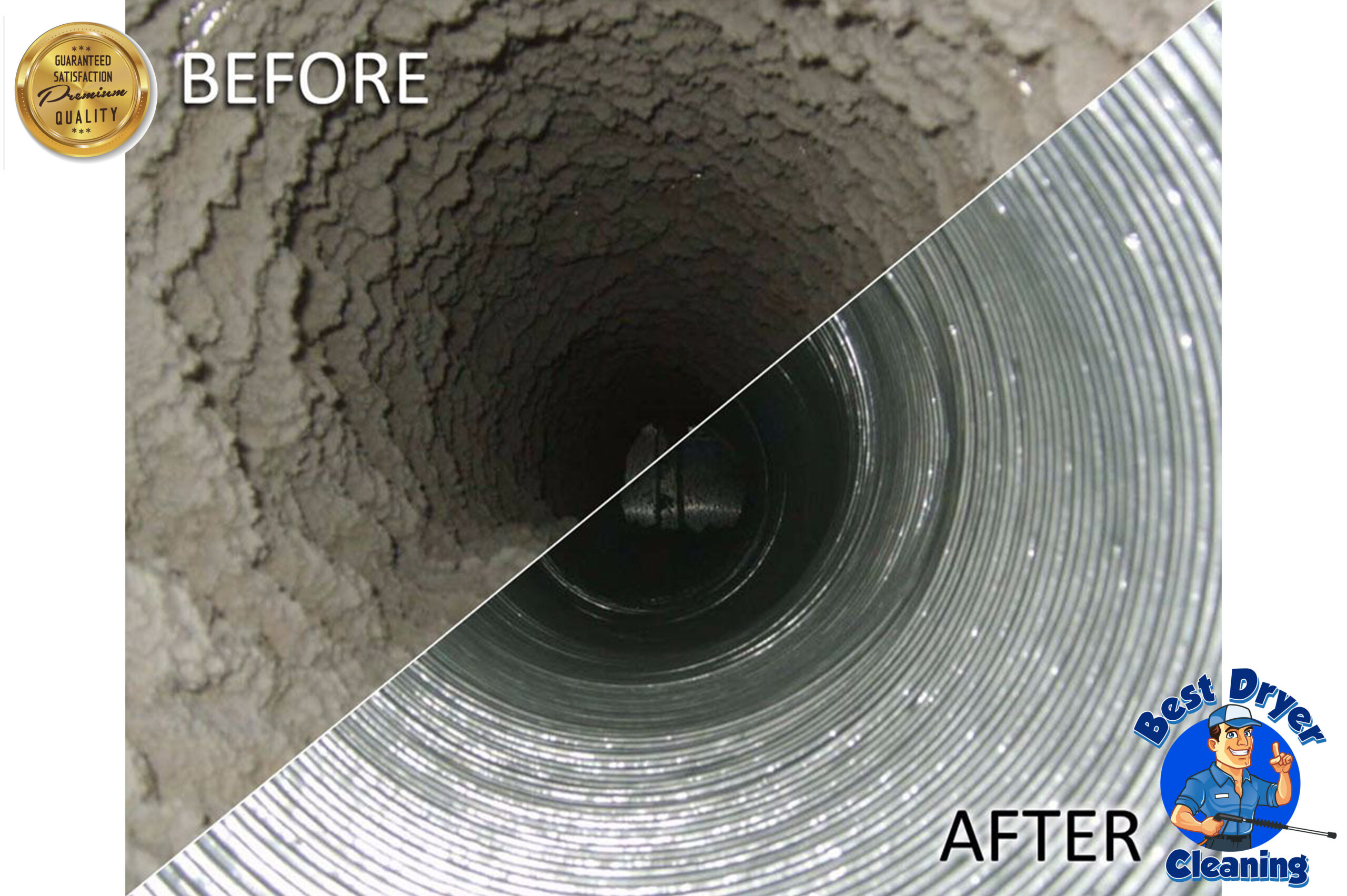 Dryer,Vent,Being,Cleaned,With,Spinning,Brush