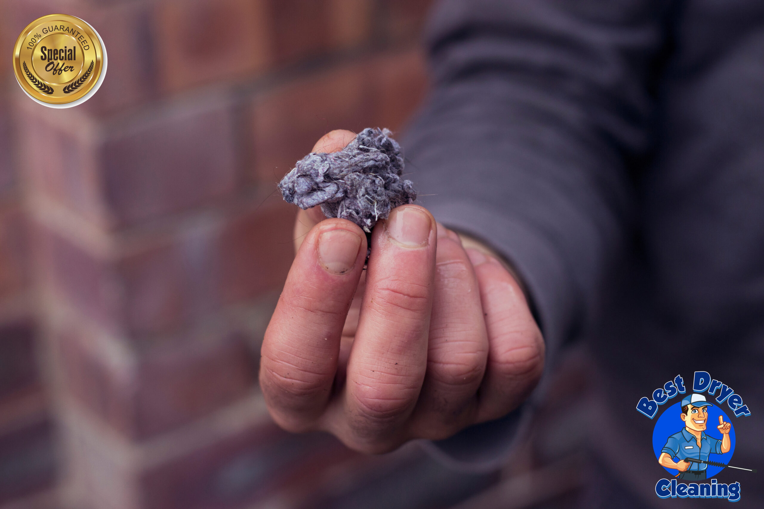 Fluff,/,Lint,On,Laundry,After,Removing,From,Clothing,Dryer